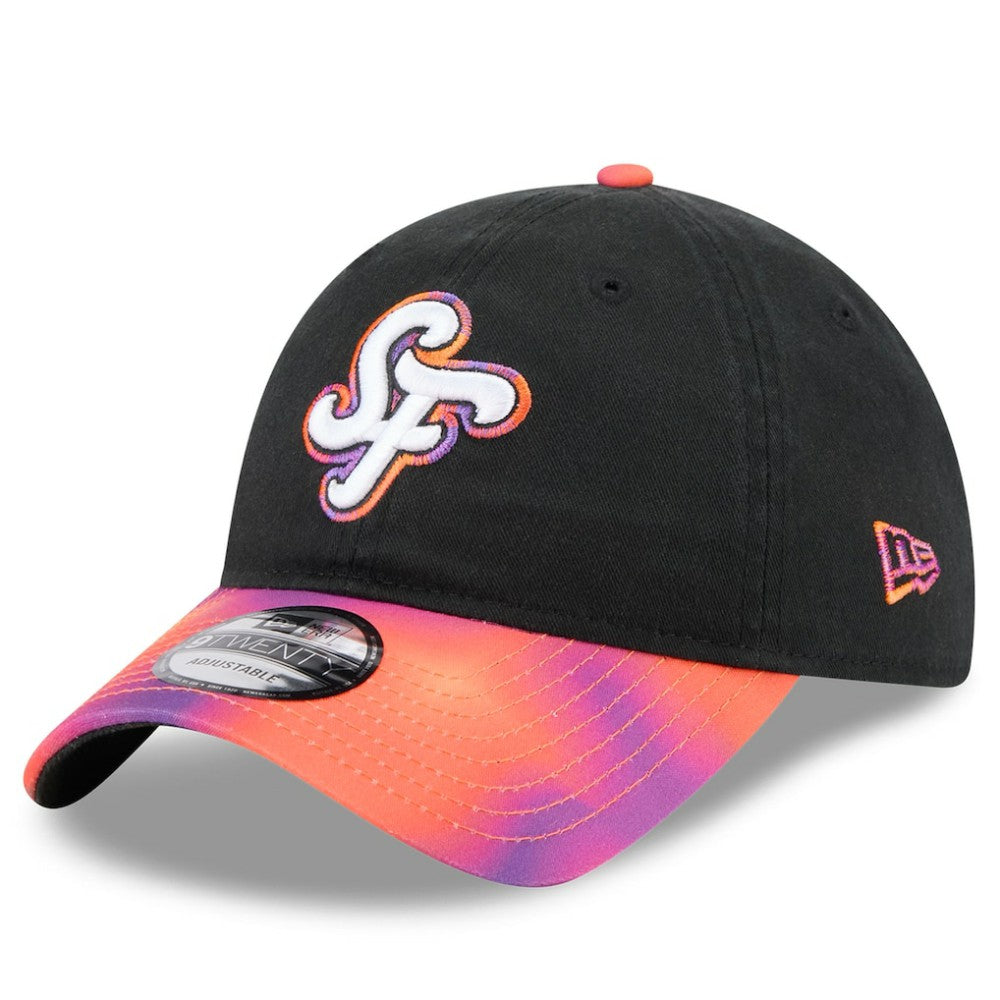 San Francisco Giants 2025 City Connect 9TWENTY Adjustable Hat Black/Orange