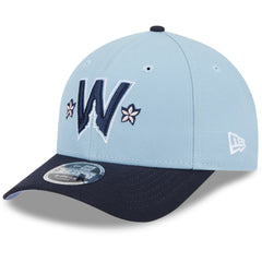 Washington Nationals 2025 City Connect 9FORTY M-Crown Adjustable Hat Light Blue/Navy