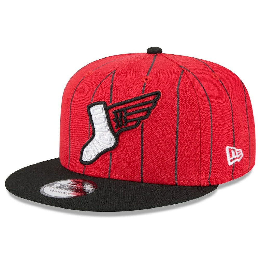 Chicago White Sox 2025 City Connect 9FIFTY Snapback Hat Red/Black
