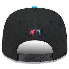 Miami Marlins 2025 City Connect 9SEVENTY Adjustable Hat Black/Pink