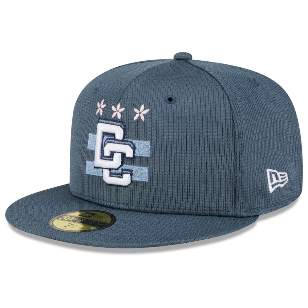 Washington Nationals 2025 City Connect Batting Practice 59FIFTY Fitted Hat Blue