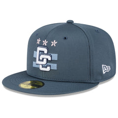 Washington Nationals 2025 City Connect Batting Practice 59FIFTY Fitted Hat Blue