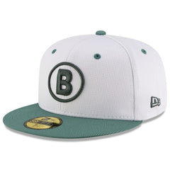 Boston Red Sox 2025 City Connect Batting Practice 59FIFTY Fitted Hat White/Green