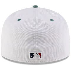Boston Red Sox 2025 City Connect Batting Practice 59FIFTY Fitted Hat White/Green