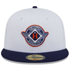 Houston Astros 2025 City Connect Batting Practice 59FIFTY Fitted Hat White/Navy