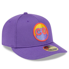 Colorado Rockies 2025 City Connect Batting Practice Low Profile 59FIFTY Fitted Hat Purple