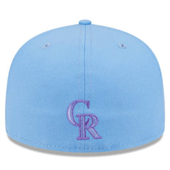 Colorado Rockies 2025 City Connect Fan Pack 59FIFTY Fitted Hat Light Blue