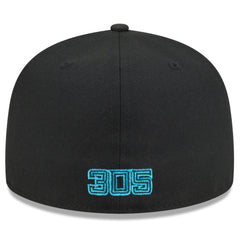 Miami Marlins 2025 City Connect 59FIFTY Fitted Hat Black