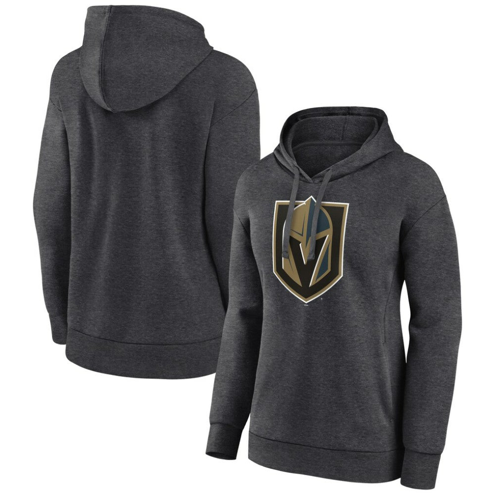 Vegas Golden Knights Women's Primary Logo Pullover Hoodie - Charcoal Hoodies