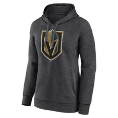 Vegas Golden Knights Women's Primary Logo Pullover Hoodie - Charcoal Hoodies