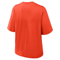 Cincinnati Bengals Women's Glory Arch Boxy T-Shirt - Orange on sale