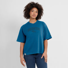 Denver Broncos Women's Glory Arch Boxy T-Shirt - Blue outlet