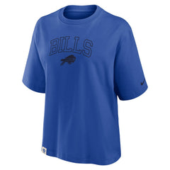Buffalo Bills Women's Glory Arch Boxy T-Shirt - Royal on sale