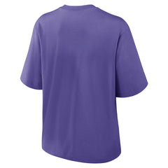 Baltimore Ravens Women's Glory Arch Boxy T-Shirt - Purple for sale