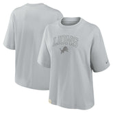 Detroit Lions Women's Glory Arch Boxy T-Shirt - Gray outlet
