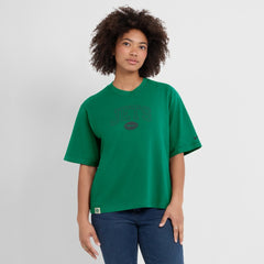 New York Jets Women's Glory Arch Boxy T-Shirt - Green on sale