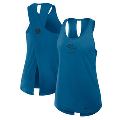 Denver Broncos Women's Glory Open-Back Crisscross Dri-FIT Tank Top - Turquoise online