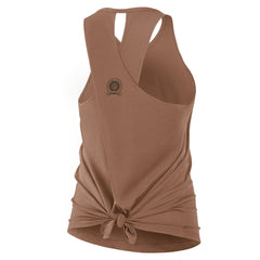 Cleveland Browns Women's Glory Open-Back Crisscross Dri-FIT Tank Top - Brown for sale