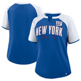 New York Giants Women's Height Advantage T-Shirt - Royal/White sale