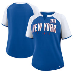 New York Giants Women's Height Advantage T-Shirt - Royal/White sale