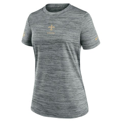 New Orleans Saints Women's Sideline Velocity Dri-FIT T-Shirt - Gray on sale