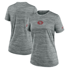 San Francisco 49ers Women's Sideline Velocity Dri-FIT T-Shirt - Gray sale