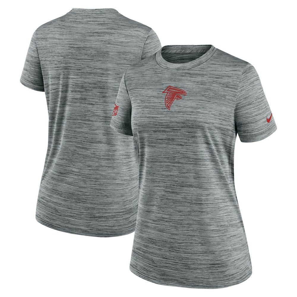 Atlanta Falcons Women's Sideline Velocity Dri-FIT T-Shirt - Gray outlet