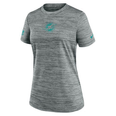 Miami Dolphins Women's Sideline Velocity Dri-FIT T-Shirt - Gray outlet