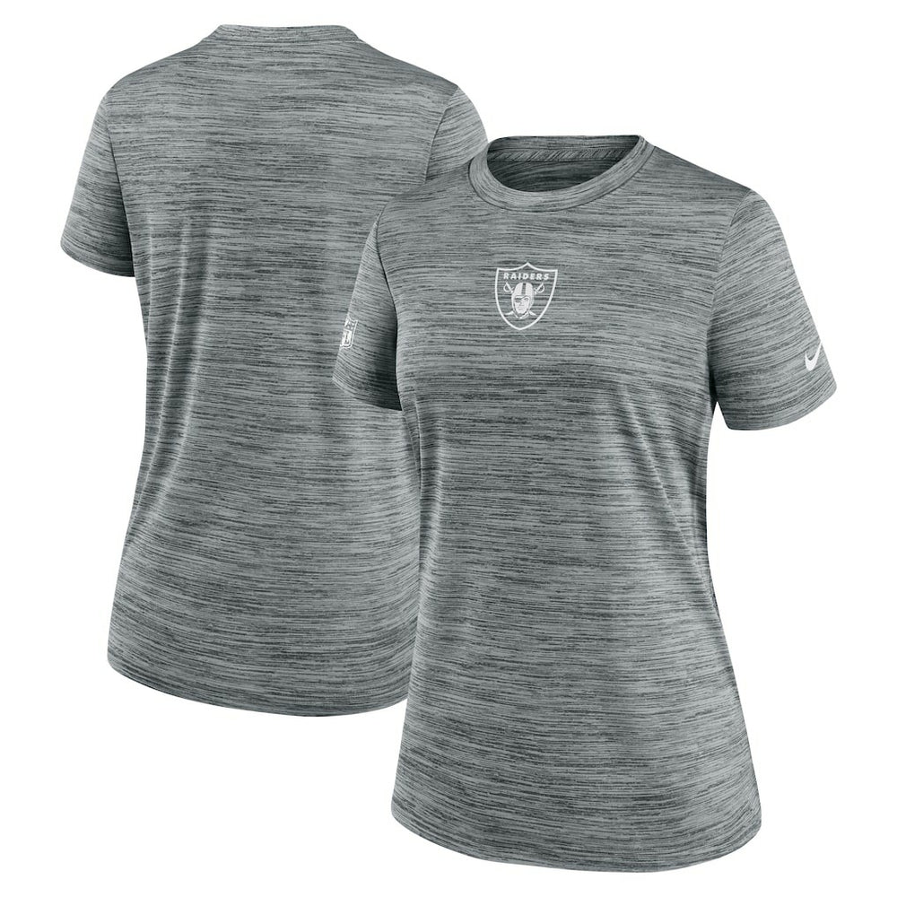 Las Vegas Raiders Women's Sideline Velocity Dri-FIT T-Shirt - Gray on sale