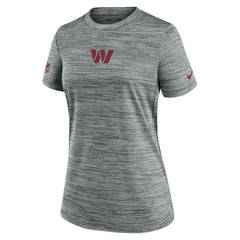 Washington Commanders Women's Sideline Velocity Dri-FIT T-Shirt - Gray sale