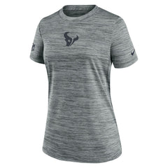 Houston Texans Women's Sideline Velocity Dri-FIT T-Shirt - Gray for sale