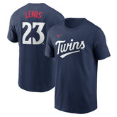 Royce Lewis Minnesota Twins Fuse Name & Number T-Shirt Navy