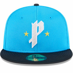 Philadelphia Phillies City Connect Batting Practice 59FIFTY Fitted Hat Neptune Blue/Navy