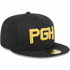 Pittsburgh Pirates City Connect Batting Practice 59FIFTY Fitted Hat Black