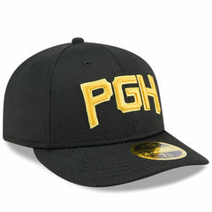 Pittsburgh Pirates City Connect Batting Practice Low Profile 59FIFTY Fitted Hat Black