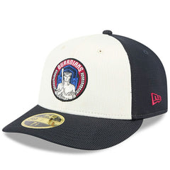 Cleveland Guardians City Connect Batting Practice Low Profile 59FIFTY Fitted Hat Navy/White