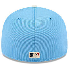 Los Angeles Dodgers City Connect Batting Practice Low Profile 59FIFTY Fitted Hat Light Blue