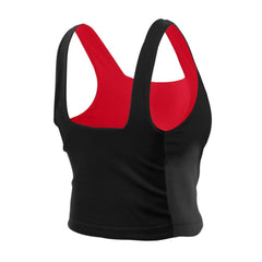 Kansas City Chiefs New Era Women's Reversible Cropped Sport Classics Tank Top - Red/Black outlet