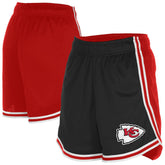 Kansas City Chiefs New Era Women's Sport Classics Mesh Shorts - Black/Red outlet