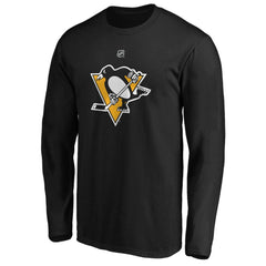 Evgeni Malkin Pittsburgh Penguins Fanatics Authentic Stack Name & Number T-Shirt - Black T-shirts