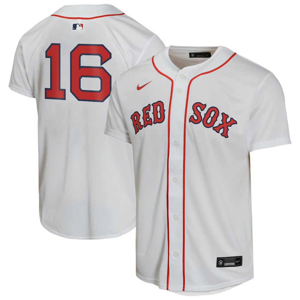 Jarren Duran Boston Red Sox Youth Home Player Game Jersey White