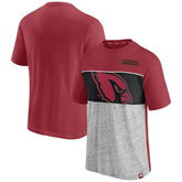 Arizona Cardinals Colorblock T-Shirt - Cardinal for sale