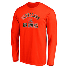 Cleveland Browns Team Arc Knockout Long Sleeve T-Shirt - Orange online