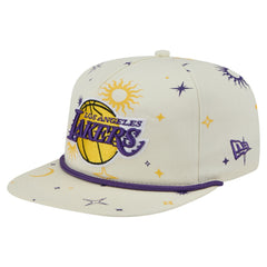 Los Angeles Lakers Lunar Golfer Snapback Hat - Cream discount