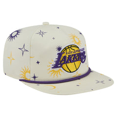 Los Angeles Lakers Lunar Golfer Snapback Hat - Cream discount
