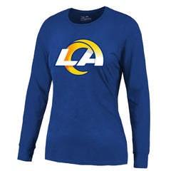 Puka Nacua Los Angeles Rams Majestic Threads Women's Player Name & Number Long Sleeve T-Shirt - Royal on sale