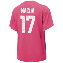 Puka Nacua Los Angeles Rams Majestic Threads Women's Name & Number T-Shirt - Pink for sale
