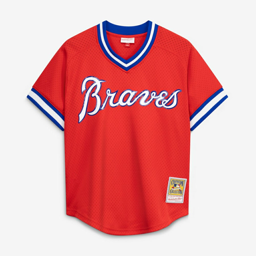Dale Murphy Atlanta Braves Cooperstown Collection Mesh Batting Practice Jersey Red
