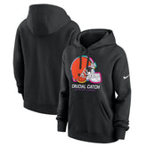 Cleveland Browns Women's 2024 NFL Crucial Catch Club Pullover Hoodie - Black sale