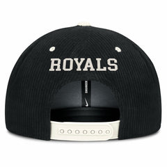 Kansas City Royals Pro Corduroy Structured Snapback Hat Black